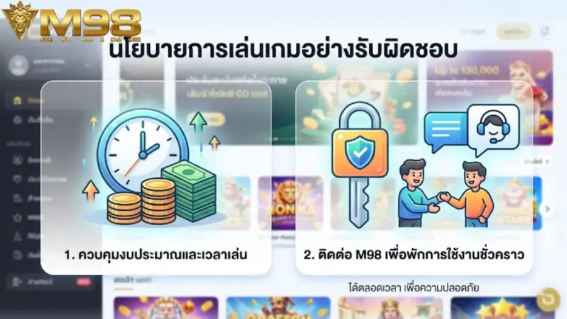 การส่งเสริมนโยบายการเล่นเกมอย่างมีความรับผิดชอบ
